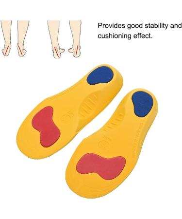 Orthotic Insoles for Kids | Prevent Flatfoot, Foot Valgus, Foot Pronation | Breathable Shockproof 3D Shoe Pads Inserts for Boys and Girls (Size M) - Buy Online on GoSupps.com