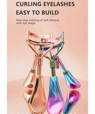 Professional Lightweight Eyelash Curler - Non-Slip Silicone Tool for Long-Lasting Eye Makeup | International Shipping Available - Buy Online on GoSupps.com