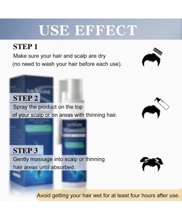 Hair Growth Spray with Natural Oils and Biotin - Nurturing Scalp Effective Hair Thickening for Women & Men - Castor Oil Rosemary Leaf Oil - Buy Online on GoSupps.com