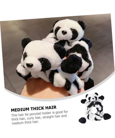 minkissy Panda Hair Band Hair Bun Rope Head Bands for Womens Hair Cute Animal Scrunchies Hair Ties for Women Towel Microfiber Scrunchie Hair Bands for Women Ponytail Cloth Miss Elasticity - Buy Online on GoSupps.com