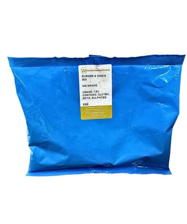 Weschenfelder Burger and Onion Seasoning (340g Complete Mix Makes 4.5kg of Burgers - Recipe included)
