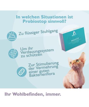 Suprapet ProBiostop - Probiotic Tablets for Dogs & Cats | 30 Natural Supplement for Gut Health with Inulin & Baobab - Buy Online on GoSupps.com