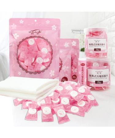 100pcs Compressed Towel Wipes - Soft Eco-Friendly Portable Towels for Travel & Everyday Use - Buy Online on GoSupps.com