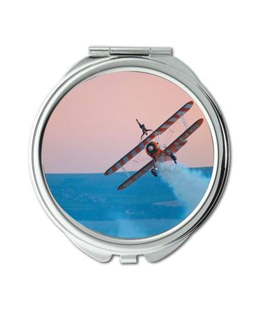 aircraft desktop Mirror Travel Mirror fighter pilot pocket mirror portable mirror