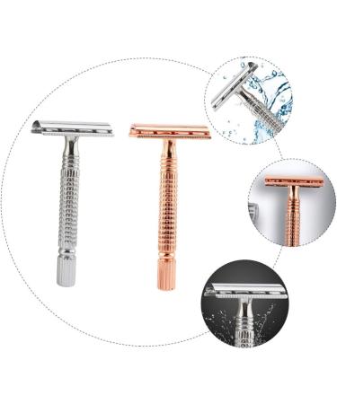 Beaupretty Men's Shaving Razor - Zinc Alloy Beard Tool for Perfect Grooming | Ideal Gift for Dads & Barbers - 1 Pack - Buy Online on GoSupps.com