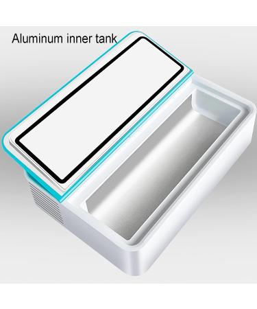 High Capacity Insulin Refrigerated Box | Rechargeable LCD Display | Portable Household Cooling Box | Blue | 220x145x58mm - Buy Online on GoSupps.com