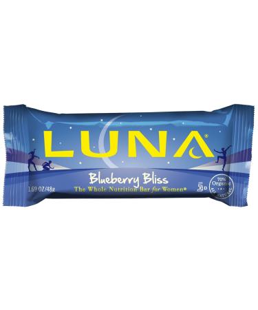 Luna Nutrition Bars Blueberry Bliss 1.69-Ounce 15 Count