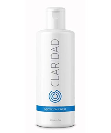 12% Glycolic Acid Exfoliating Face Wash | Medical Grade  Strong  Anti-Wrinkle Anti-Aging Anti-Acne Deep Clean Facial Cleanser  Fades Age Spots & Evens Tone | Claridad Skincare