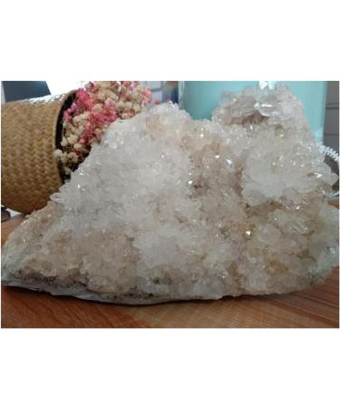 Natural Clear White Quartz Crystal Cluster Specimen 2563g Home Collections - Buy Online on GoSupps.com
