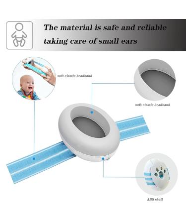 BZ Baby Noise Cancelling Headphones - Ear Protection for Newborns, Infants, and Toddlers - Ideal for Sleeping, Airplanes, Fireworks - White - Buy Online on GoSupps.com