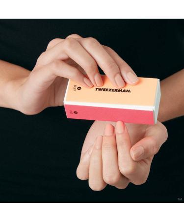 Tweezerman Neon 4-in-1 Smooth & Shine Block | Nail Buffing and Shining Tool - Buy Online on GoSupps.com