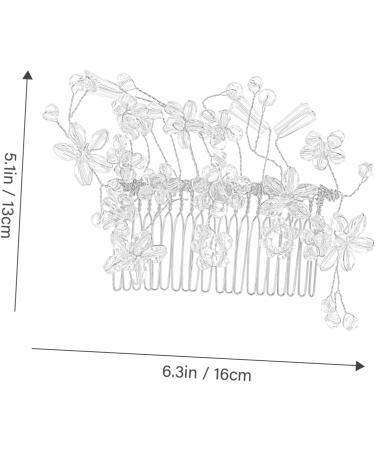 Beaupretty Accessories hair comb cheongsam hair accessories bride hair clip traditional hair accessories wedding hair side comb flower headpiece bridal hair side comb bridesmaid Metal Comb - Buy Online on GoSupps.com