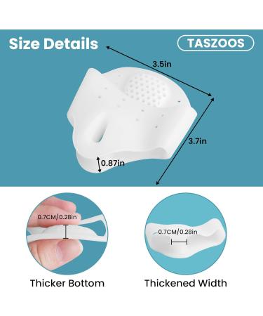 Toe Spacers & Separators - Soft Gel Metatarsal Pads for Morton's Neuroma Blisters & Hammer Toe - 4 PCS Breathable Big Toe Stretcher - Buy Online on GoSupps.com