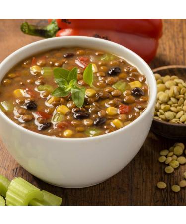 Pacific Foods Organic Vegetable Lentil & Roasted Red Pepper Soup - 17 oz (Pack of 12) - Healthy & Delicious - Buy Online on GoSupps.com