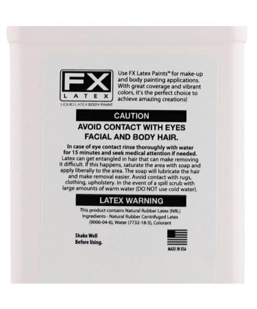 Liquid Latex Fashions - Ammonia Free Natural Face Paint for Kids & Adults | 16 oz White | Perfect for Art Parties Cosplay & School Plays - Buy Online on GoSupps.com