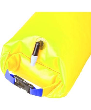 X.Store 2 Pack 20L Waterproof Swim Buoy with Storage - Bright Yellow | Swim Safety Float for Water Sports - Buy Online on GoSupps.com