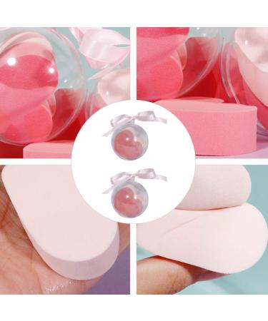 Buy Beaupretty Round Makeup Sponge Set - 4pcs Heart Puff Powder Puffs for Flawless Makeup & Easy Cleaning | International Shipping Available - Buy Online on GoSupps.com