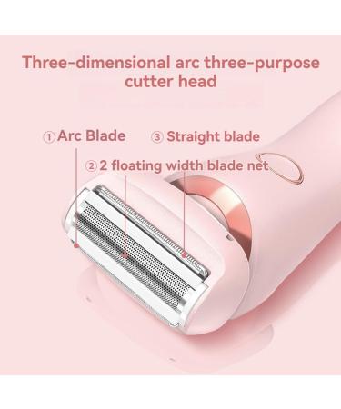 Duskofficial Razor The Glide Pro 3.0 Dusk Official Shaver 2 in 1 Portable Ladies Shaver Dusk Official Waterproof Electric Razor Wet Dry Women Shaver for Legs and Underarms (Pink+Blue) - Buy Online on GoSupps.com