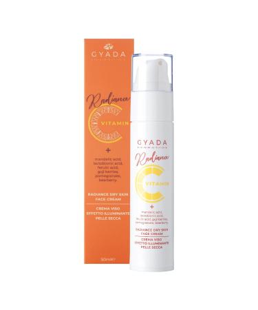 GYADA COSMETICS GYADA COSMETICS Radiance Dry Skin Face Cream Brightening Face Cream Antioxidant and Moisturizing Action Contrasting the Signs of Age and Expression Vitamin C Based 50 ml