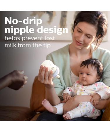 Philips Avent Natural Baby Bottle With Natural Response Nipple Clear 4oz 3 pack SCY900/03 - Buy Online on GoSupps.com