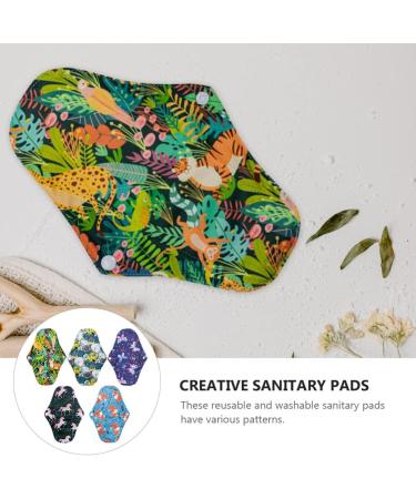 Washable Overnight Incontinence Pads 5pcs | Long Liners with Wings for Women | Reusable Cotton Period Diapers | Ideal for Menstrual Hygiene and Leak Protection - Buy Online on GoSupps.com