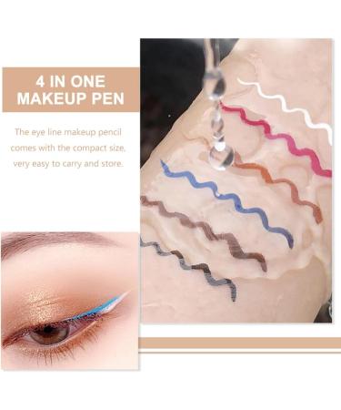Beavorty 12 Pcs Red Eyeliner Pencil Liquid Eyeliner Colored Colorful Eyeliner Pen Cosmetic Template Make up - Buy Online on GoSupps.com