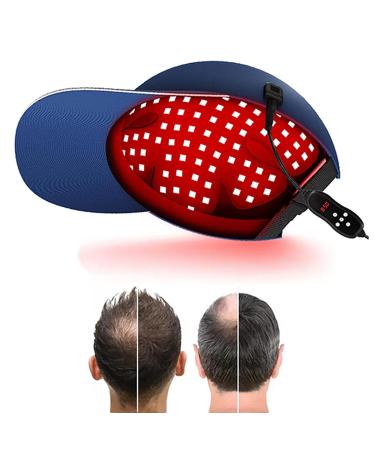 Chapeau De Th rapie par La Lumi re Rouge Casque De Croissance des Cheveux 660 Nm/850 Nm/940 Nm avec 160 Perles De Lampe LED 6 R glages De Temps Et 5 R glages De Luminosit Repousse des Cheveux