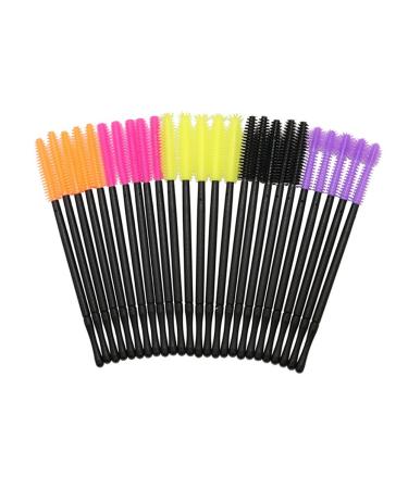 OKDEALS 250 PCS Disposable Mascara Wands - Silicone Eyelash Brushes & Makeup Applicators Kit in 5 Colors - Ideal for Professionals & Home Use - Buy Online on GoSupps.com