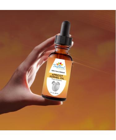 100% Pure Organic Apricot Kernel Oil - Cold-Pressed 2 oz from Turkey | Ideal for Massage Skincare Hair & Aromatherapy - Buy Online on GoSupps.com