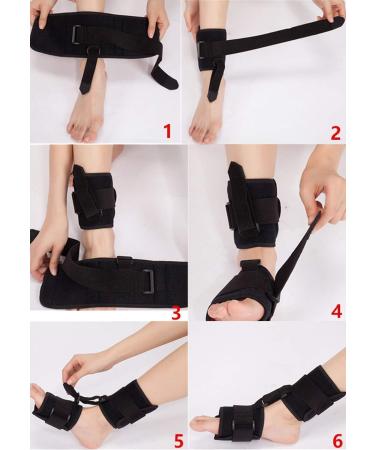 Furlove Soft AFO Drop Foot Brace | Unisex Adult Orthosis Ankle Support | Pain Relief for Achilles Tendon | Comfort Fit for Right & Left Foot - Buy Online on GoSupps.com