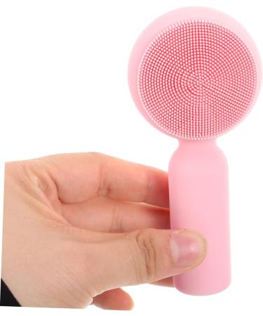 Mikinona Silicone Face Brush Facial Cleansing Brush Exfoliating Face Scrubber Face Washing Brush Face Scrubber Exfoliator Brush Face Exfoliator Face Scrubber Silicone Face Exfoliating Brush 11x5cm Pink - Buy Online on GoSupps.com