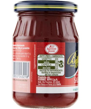  Italian Gourmet E.R. Pack of 6 Biffi barbecue salsa barbecue sauce mildly spicy with a smoky flavor 100% Italian tomato 210g + gourmet Italian polpa 400g - Buy Online on GoSupps.com