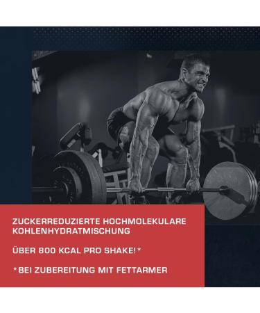 Weider Mega Mass 4000 Weight Gainer Shake - Strawberry | Protein Creatine Complex Carbs & Vitamins | Perfect Muscle Building Supplement | 7kg - Buy Online on GoSupps.com