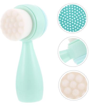 POPETPOP Silicone Face Brush Multi-Function Exfoliating Brush Multi-Function Face Cleaner Facial Cleaning Brush Household Face Brush Portable Face Brush Silica Gel Handle Manual 12x4.5cm - Buy Online on GoSupps.com