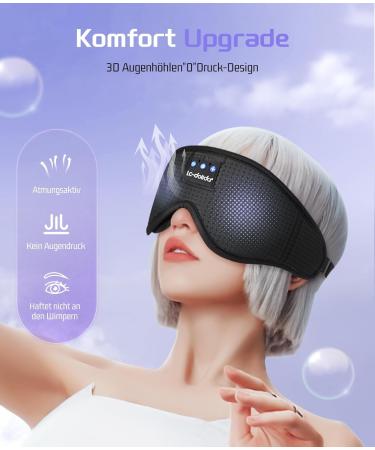 LC-Dolida 3D Bluetooth Sleep Mask & Headphones | Perfect for Side Sleepers & Meditation - Ideal Gift - Buy Online on GoSupps.com