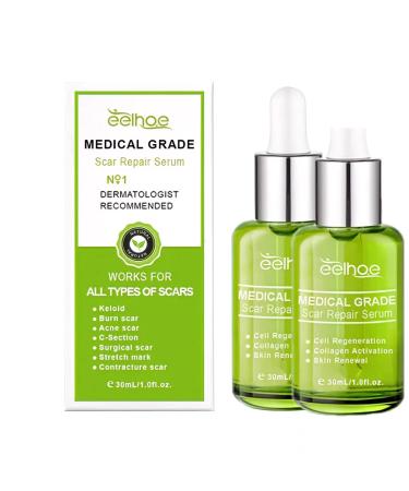 Goopgen Advanced Scar Repair Serum Medical Grade Scar Repair Serum For Acne Surgical Scars And Stretch Marks And Other Scar Repair (2pcs)