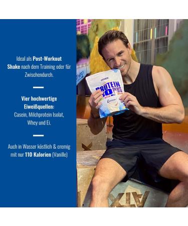 Weider Protein 80 Plus - Multi-Component Protein Powder for Creamy Shakes | 500g Vanilla | Whey Casein Milk Isolate & Egg Protein - Buy Online on GoSupps.com