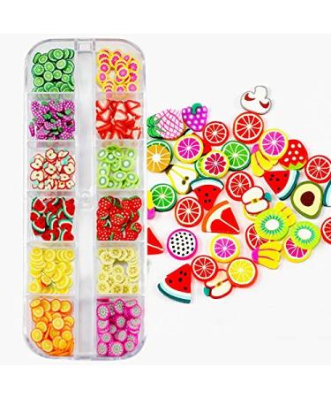 CHANGAR Fruit Nail Art Slices - 3D DIY Fimo Stickers for Nail & Phone Decoration - Buy Online on GoSupps.com