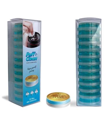 Pufai Puff Clean Glass Cleaning Wipes To Clean Hand Mirror Windows12 Capsules