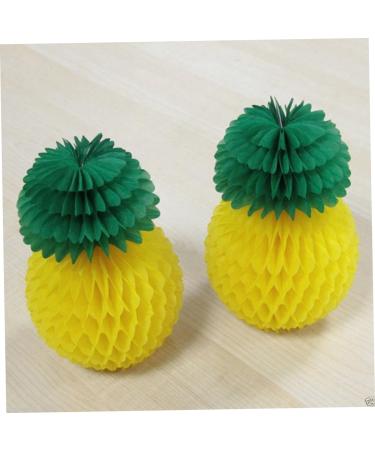 CAXUSD 5pcs Plant Decor Party Decor Honeycomb Gift Pineapple Yellow 5PCS 20CM - Buy Online on GoSupps.com