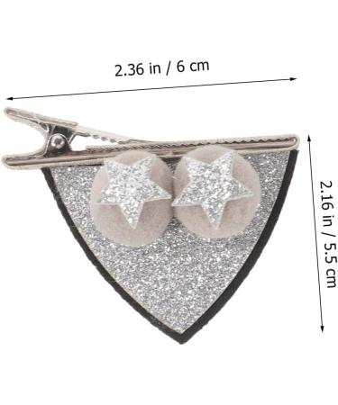 Toyvian 4 Pairs Barrettes Cat Ears Hair Clips for Hair Barrette Hair Accessories Hair Barrette Animal Ears Barrette Three-dimensional Cloth - Buy Online on GoSupps.com