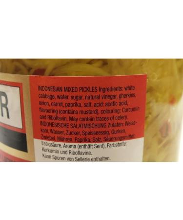Buy Lucullus Atjar Tjampoer 720g Jar | Sweet and Sour Pickled Vegetables - International Shipping Available - Buy Online on GoSupps.com
