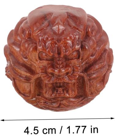 Buy Lurrose Baoding Massage Globe Balls - Relaxation & Meditation Hand Fitness | Portable Wood Massage Balls - Buy Online on GoSupps.com
