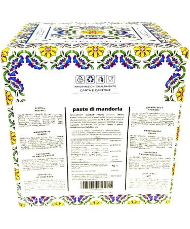 RAREZZE - Sicilian almond paste pastries from an ancient artisanal pastry shop in amazing sicilian style gift-box (1kg). RAREZZE: biscuits cookies and pastries - Buy Online on GoSupps.com