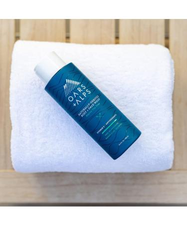 Oars + Alps Men's Sulfate Free Shampoo Conditioner & Body Wash Kit - Moisturizing Hair & Skin Care with Witch Hazel & Tea Tree Oil Alpine Scent - International Shipping Available - Buy Online on GoSupps.com