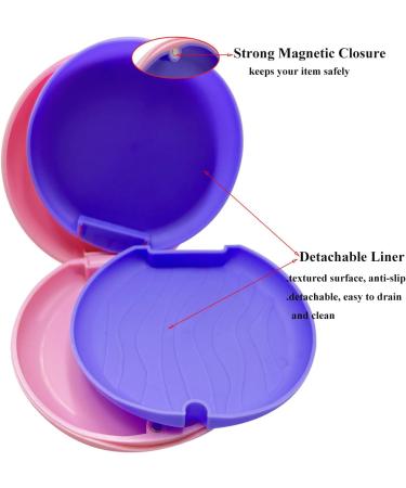 EvaGO Pink Retainer Case for Orthodontic Braces | Durable & Stylish | International Shipping Available - Buy Online on GoSupps.com