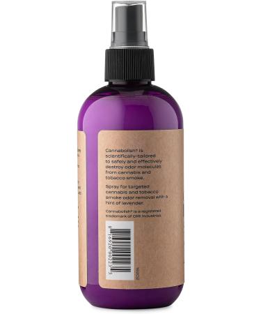 Cannabolish Lavender Smoke Odor Eliminator Spray and Air Freshener 8 fl. oz Natural Ingredients - Buy Online on GoSupps.com
