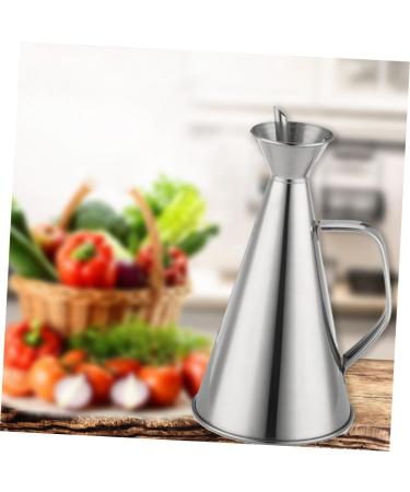 Zerodeko 3pcs Oil Holder Olive Oil Bottle Dispenser Vinegar Bottle Olive Oil Dispenser Cooking Oil Dispenser Kitchen Things Olive Oil Nozzle Oil Decanter Container Stainless Steel mediumx3pcs As Shownx3pcs - Buy Online on GoSupps.com