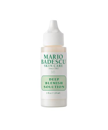 Mario Badescu Deep Blemish Solution Spot Treatment for Face with Potent Zinc Oxide Niacinamide and B Vitamins Overnight Treatment Serum that Targets Large Blemishes Under the Skin Deep Blemish Solution - NEW!!!