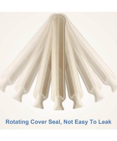 Long Hot Water Bottle 1L Extra Long Fluffy Hot Water Bottle with Cover UK Wearable Hot Water Bottle for Body Neck Waist and Shoulder Grey - Buy Online on GoSupps.com